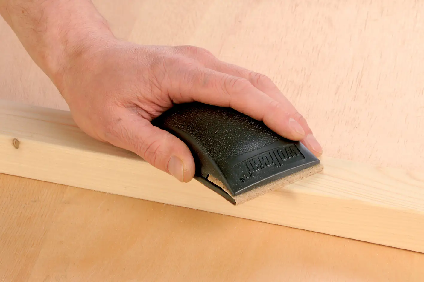 Wolfcraft Handschleifer-Set 7 x 21 cm Maß: 70 x1 30 mm, K 40,60,80,100,120