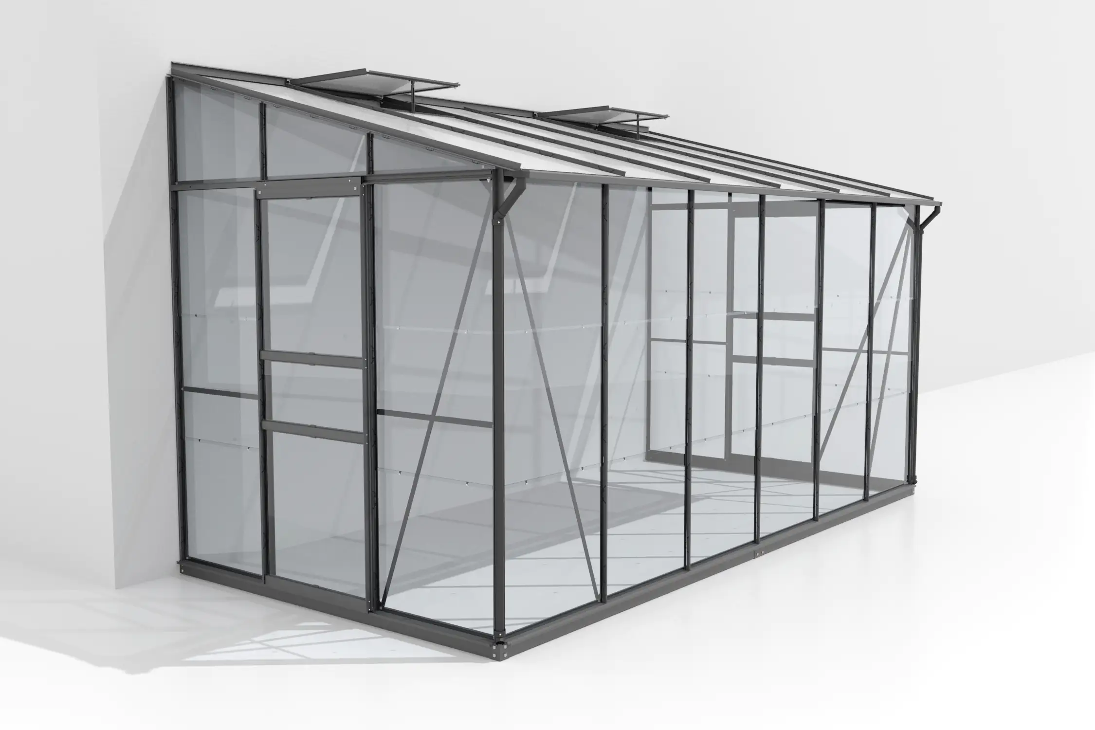 Vitavia Gewächshaus Osiris 7800 190 x 379 cm 3 mm ESG
