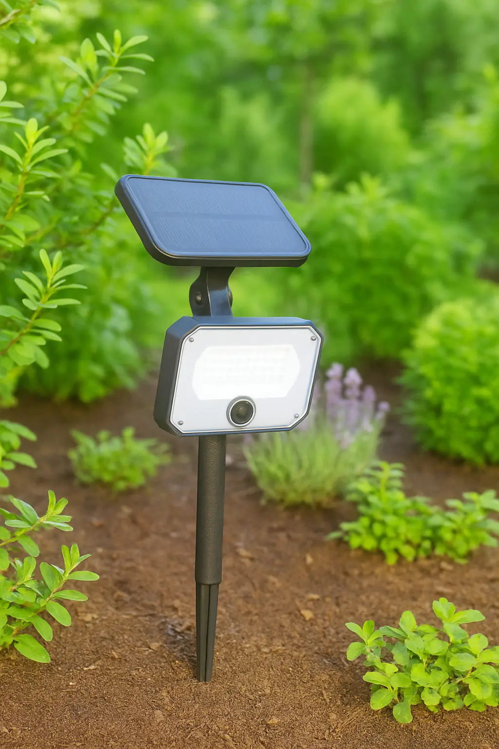 Brilliant Solarleuchte Joplin 7W neutralweiß Bewegungsmelder