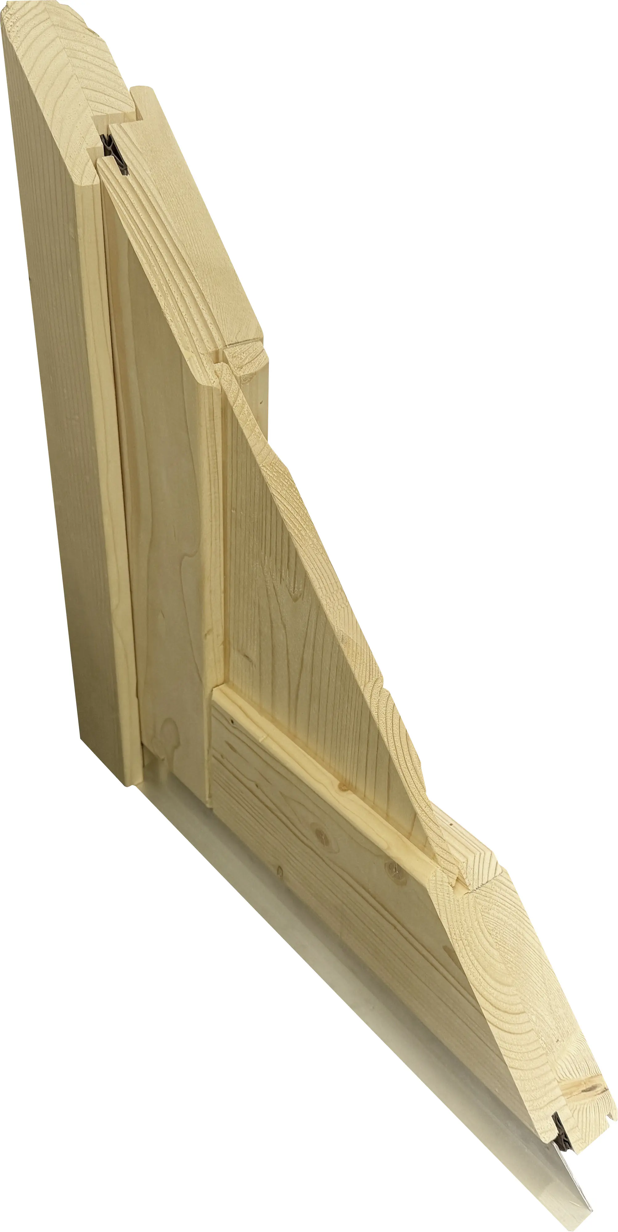 Panto Nebeneingangstür Holz 510 98 x 198 cm DIN rechts