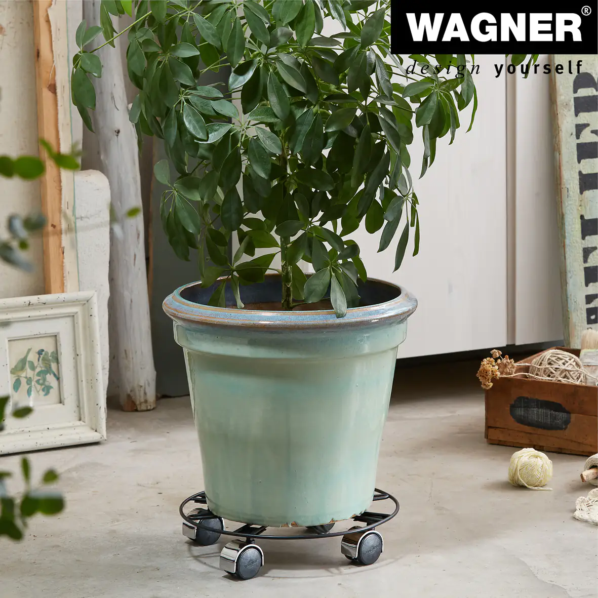 Wagner Pflanzenroller Draht rund Ø 30 cm Tragkraft bis max. 60 kg