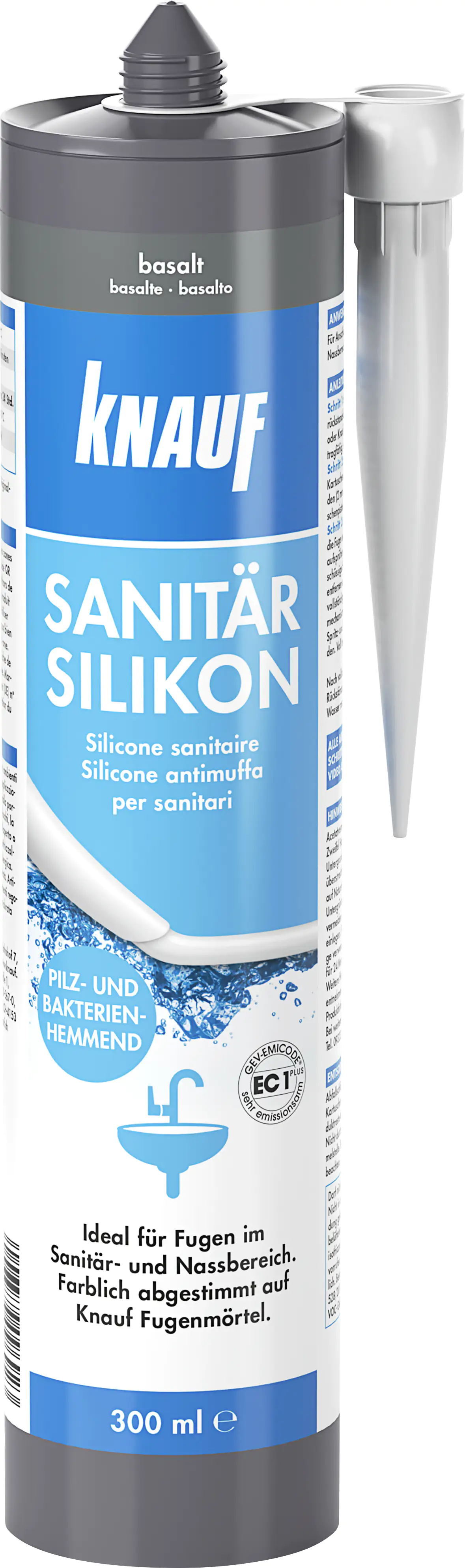 Knauf Sanitär Silikon basalt 300 ml