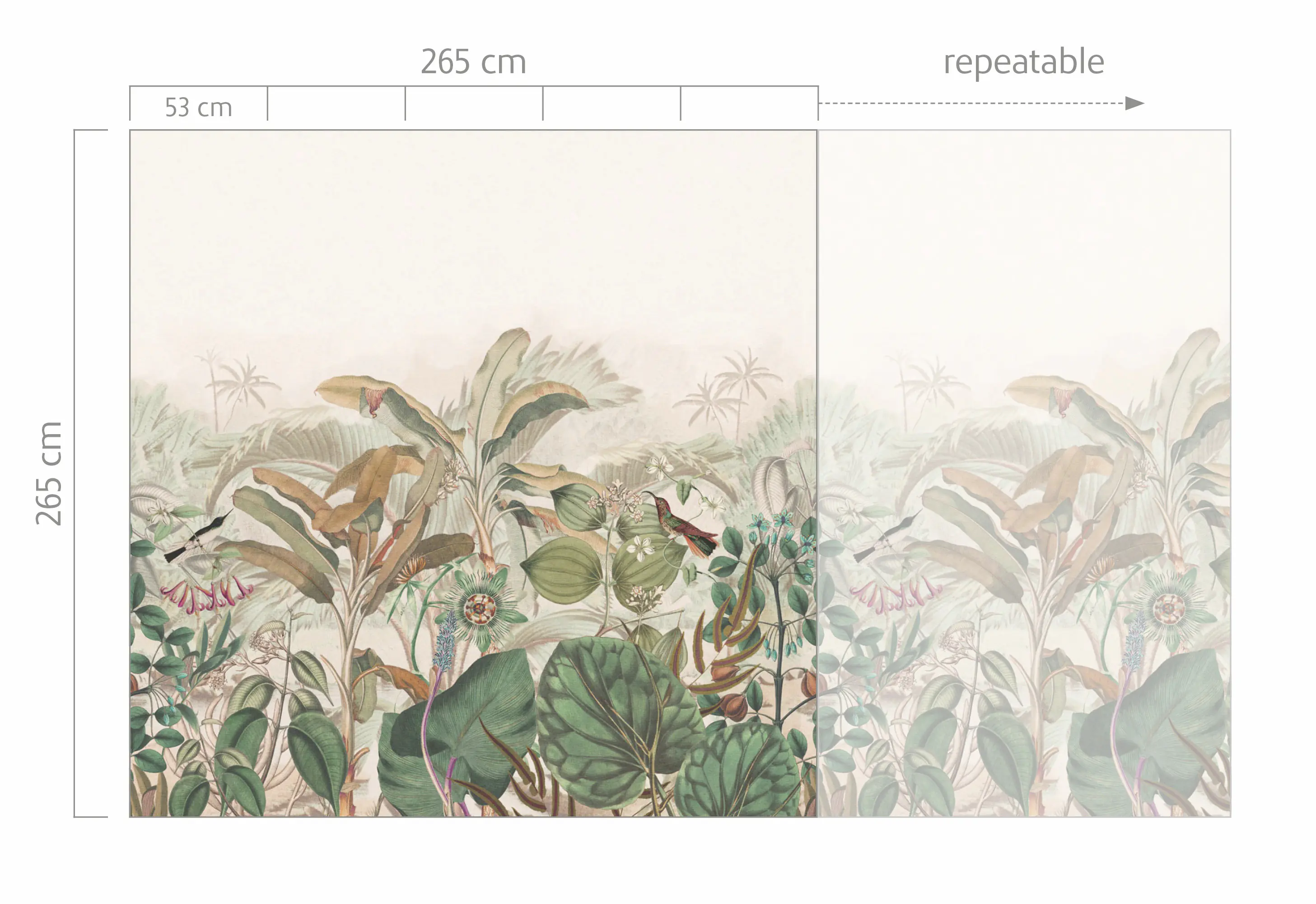 Rasch Vlies Fototapete 543674 Rot-Terra Muster & Motive 2,65 m x 2,65 m