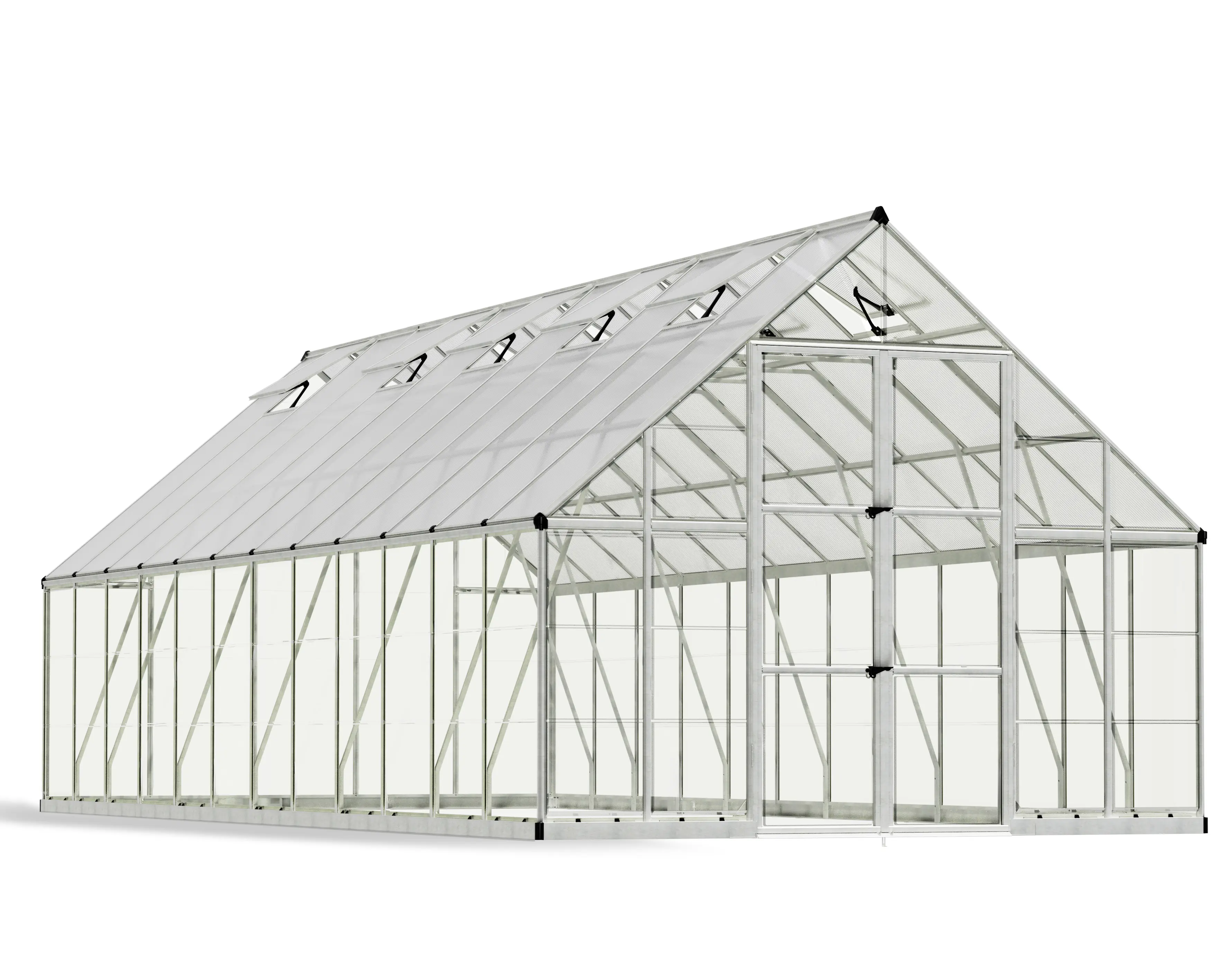 Canopia Gewächshaus Balance Alu silber 724 x 304 cm