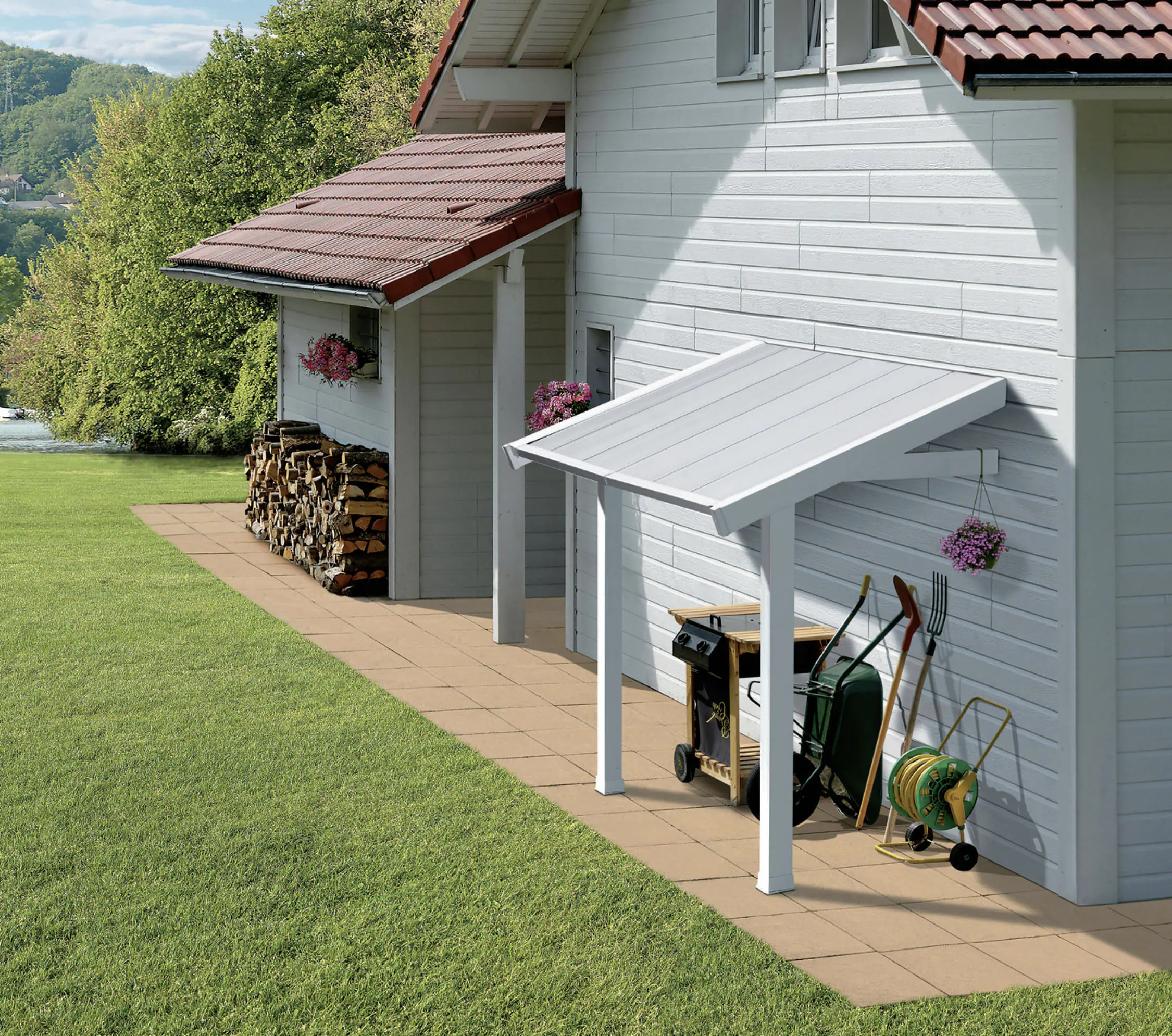 Grosfillex Schleppdach 119 x 222 x 188 cm