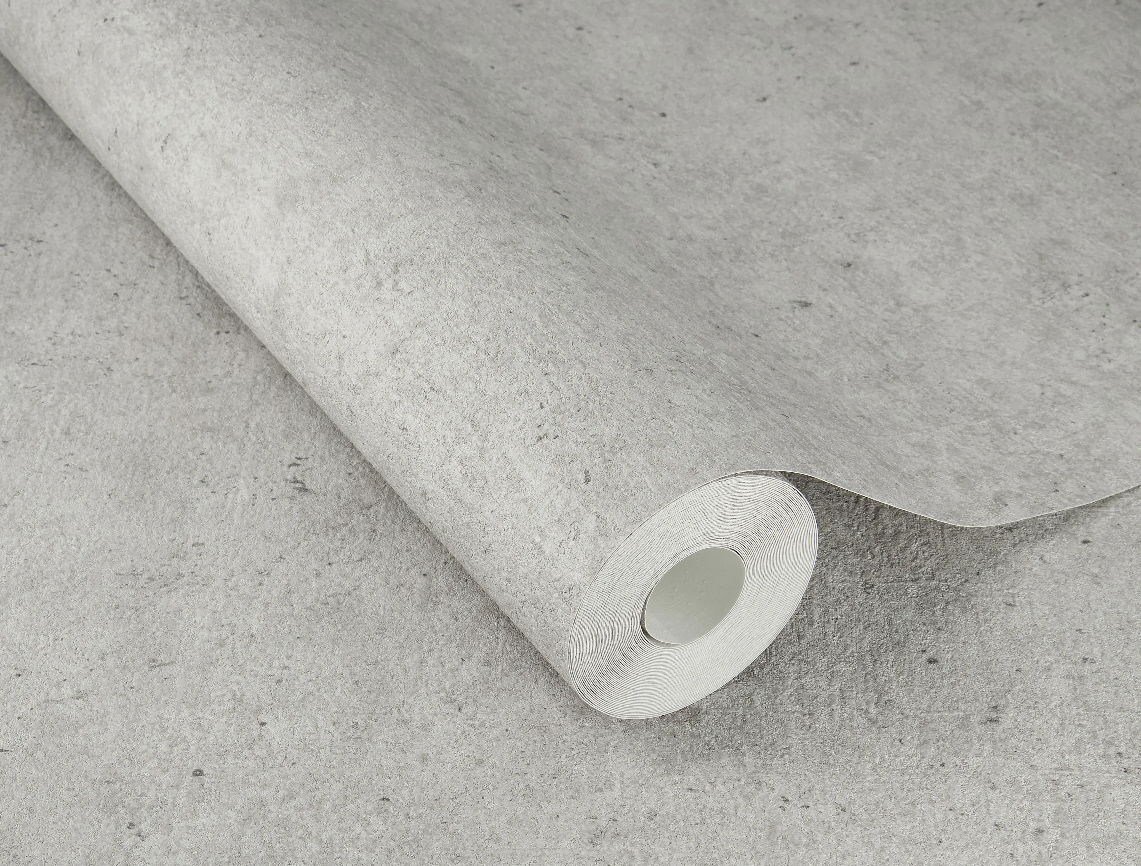 Rasch Vliestapete 520866 Grau-Mittelgrau Uni 10,05 m x 0,53 m