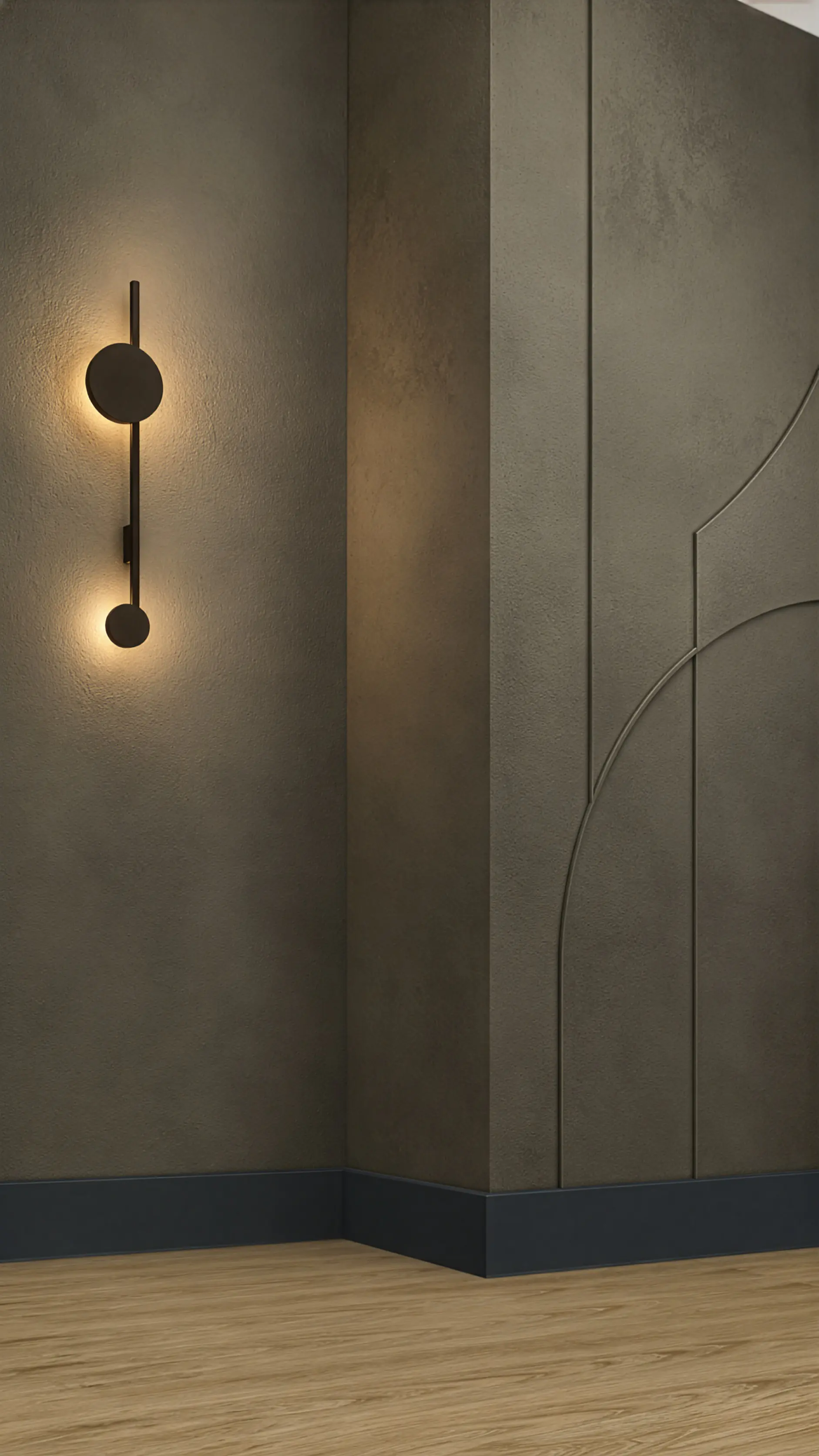 Neuhofer Fußleiste MDF 240 cm x 80 x 13 mm anthrazit