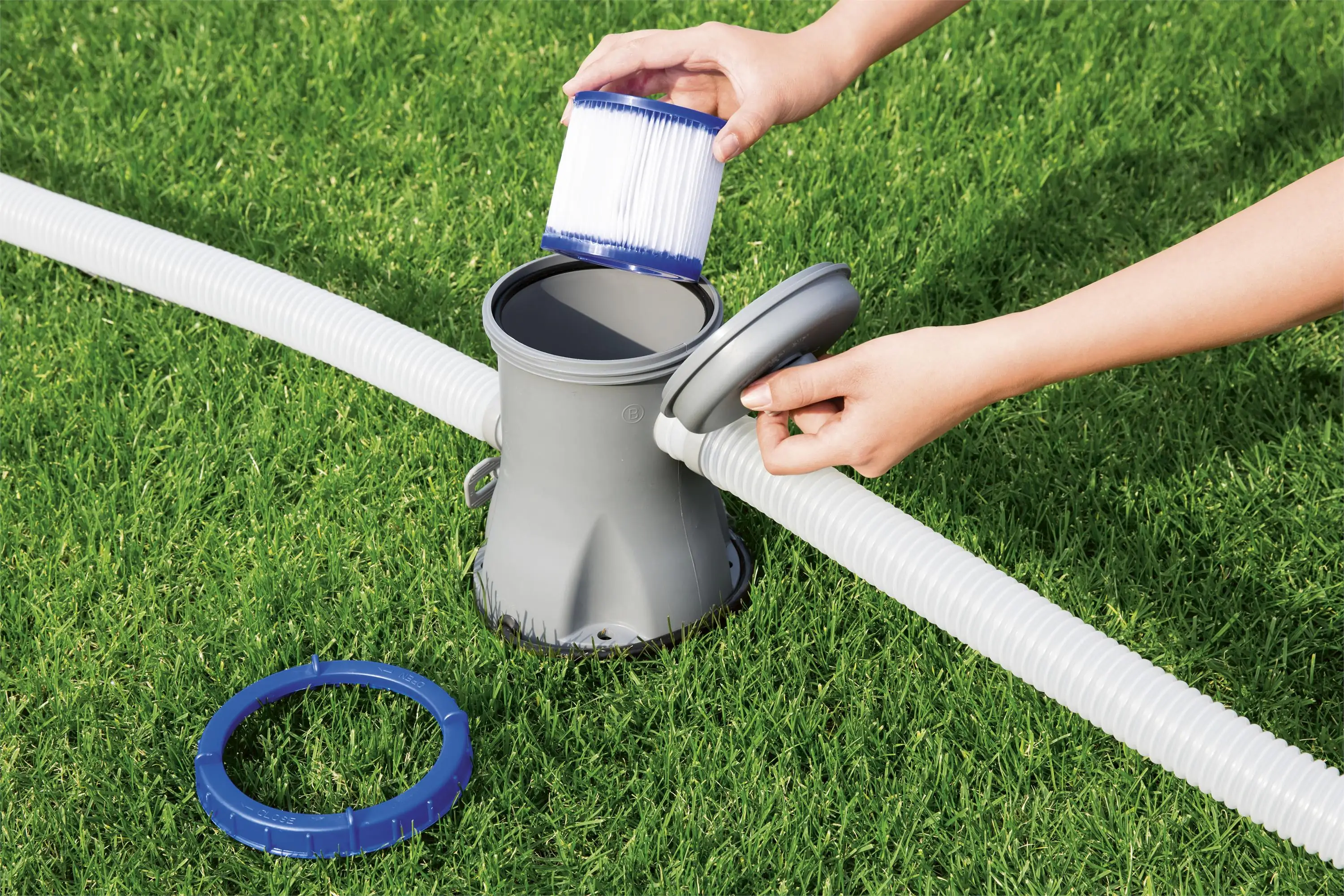 Bestway Flowclear Filterkartuschen Gr.I Doppelpack Maße: 8,0 x 9,0 cm