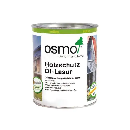 Osmo Holzschutz Öl-Lasur 750ml basaltgrau