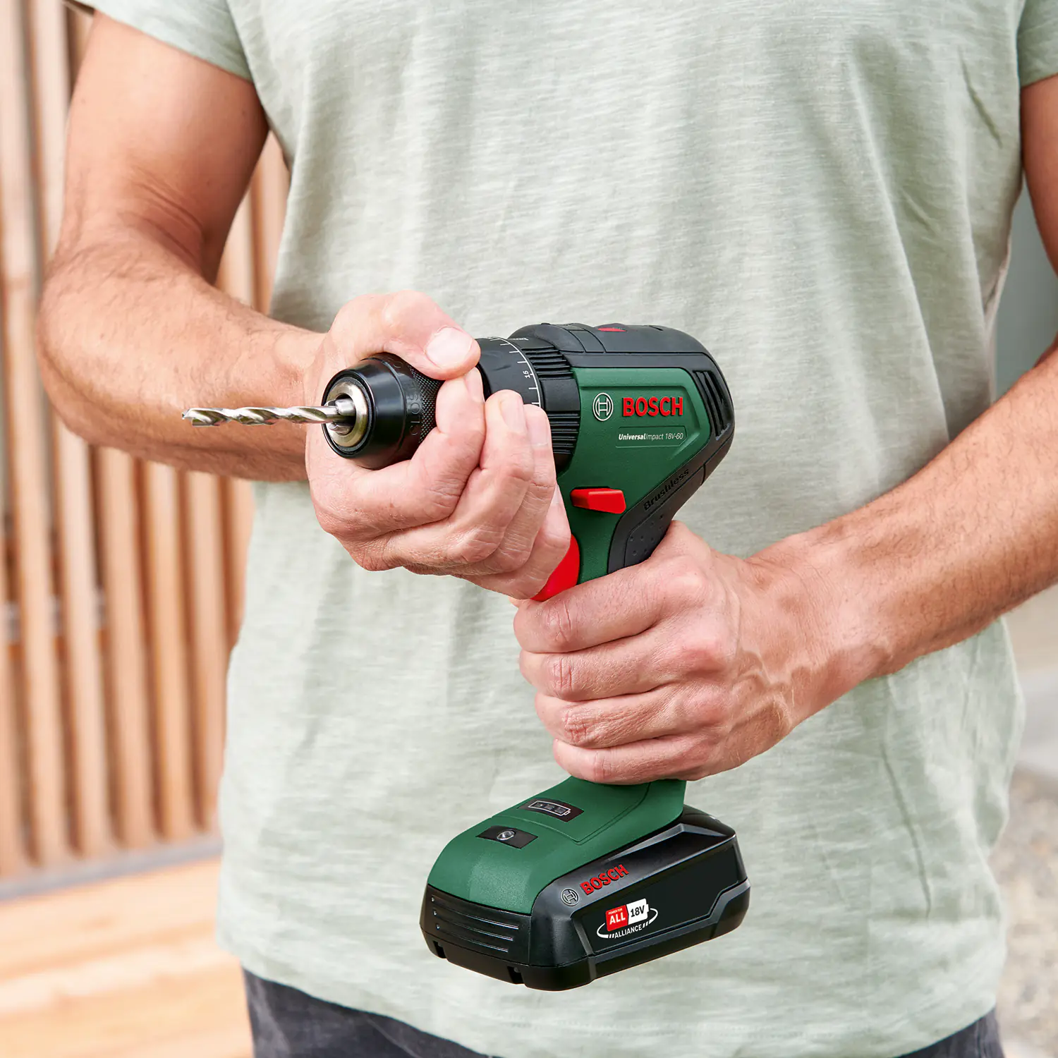 Bosch Akku-Schlagbohrmaschine UniversalImpact 18V-60 Solo