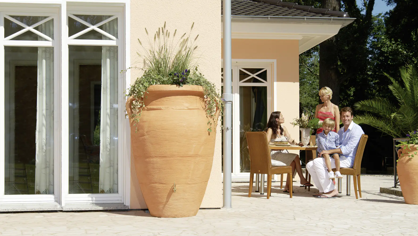 Garantia Antik Amphore Regentonne 250 l