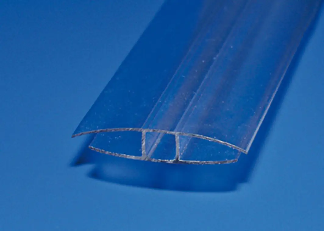 Gutta Polycarbonat H-Profil 400 cm 16 mm klar