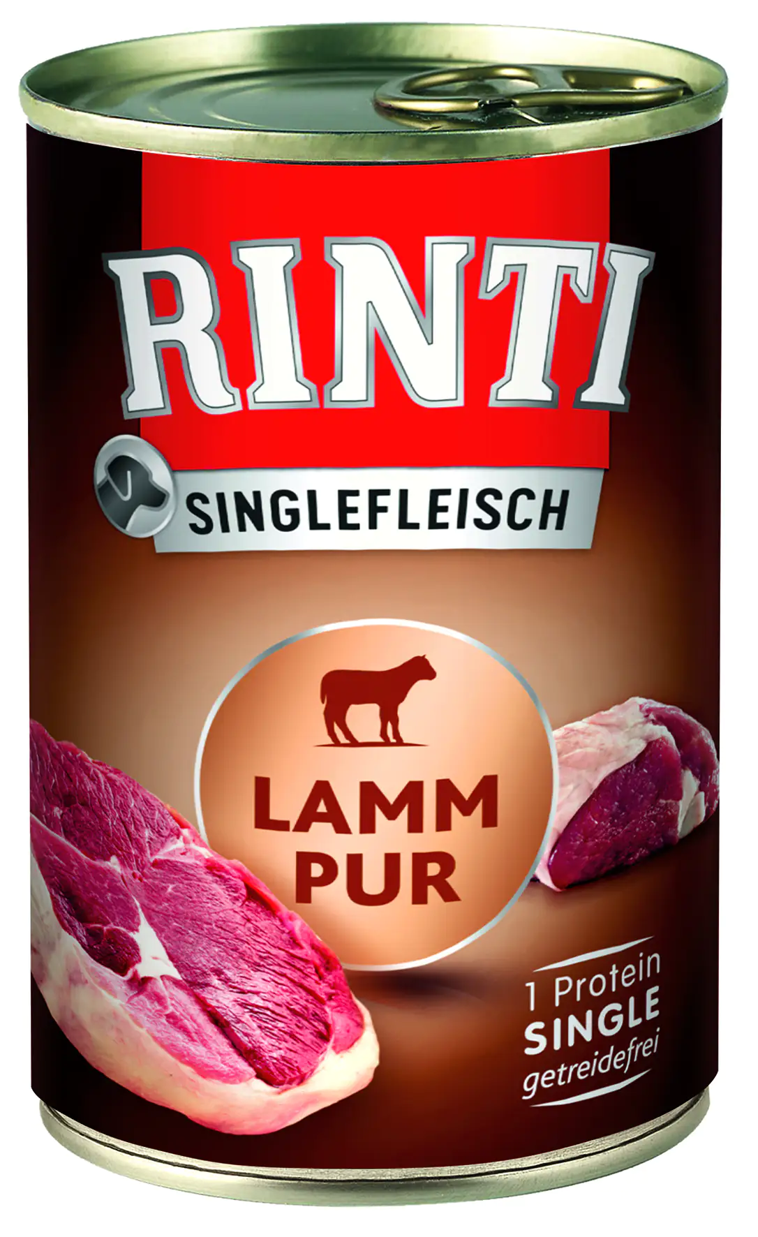 Rinti Singlefleisch Hundenassfutter Adult getreidefrei 400 g Lamm