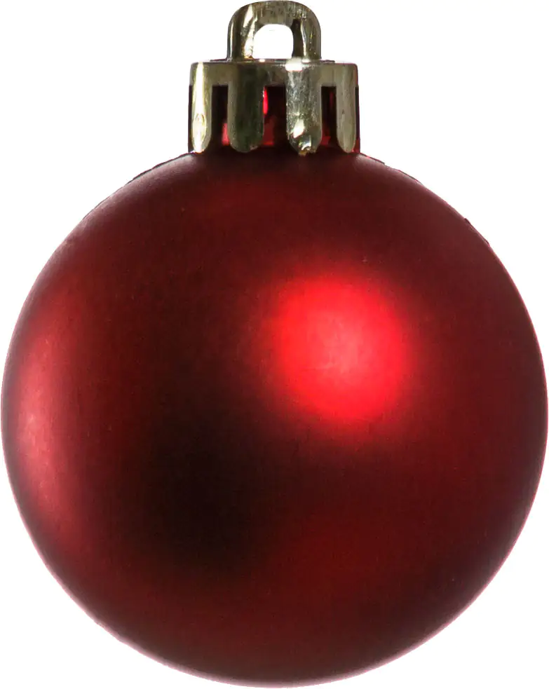 TrendLine Weihnachtskugeln bruchfest, langlebig Ø 4 cm rot 16 Stück