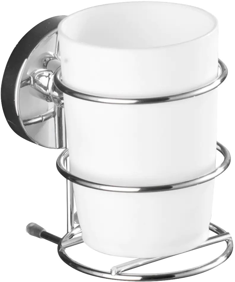 Wenko Vacuum-Loc Zahnputzbecher Milazzo chrom