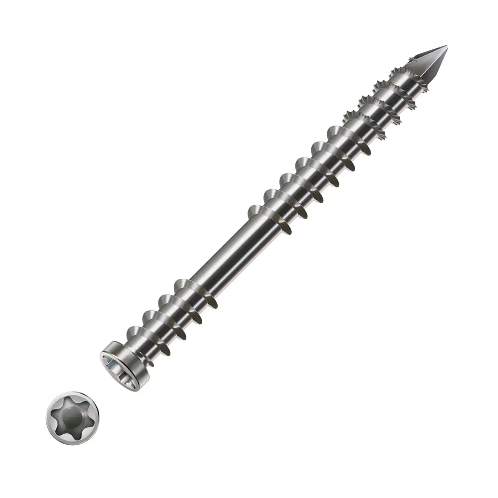 Spax Terrassenschrauben 5.0 x 60 mm TX 25 Zylinderkopf - 200 Stk.