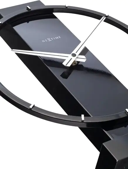 Nextime Tisch- Wanduhr Carl Small 34 x 27 cm schwarz