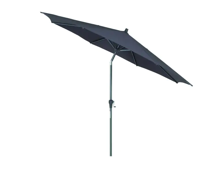 Siena Garden Sonnenschirm Avio anthrazit Ø 300 cm