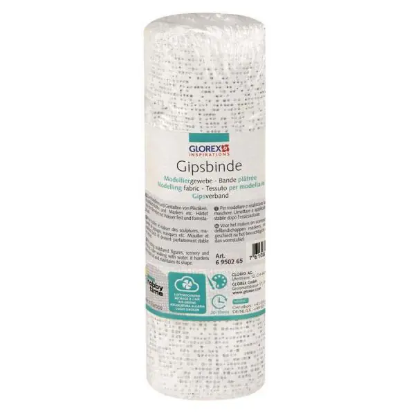 Glorex Gipsbinde 2 m x 16 cm