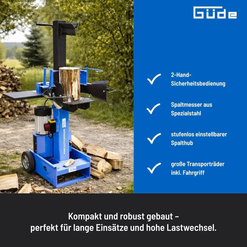 Güde Holzspalter GHS 500/8TED 8 t