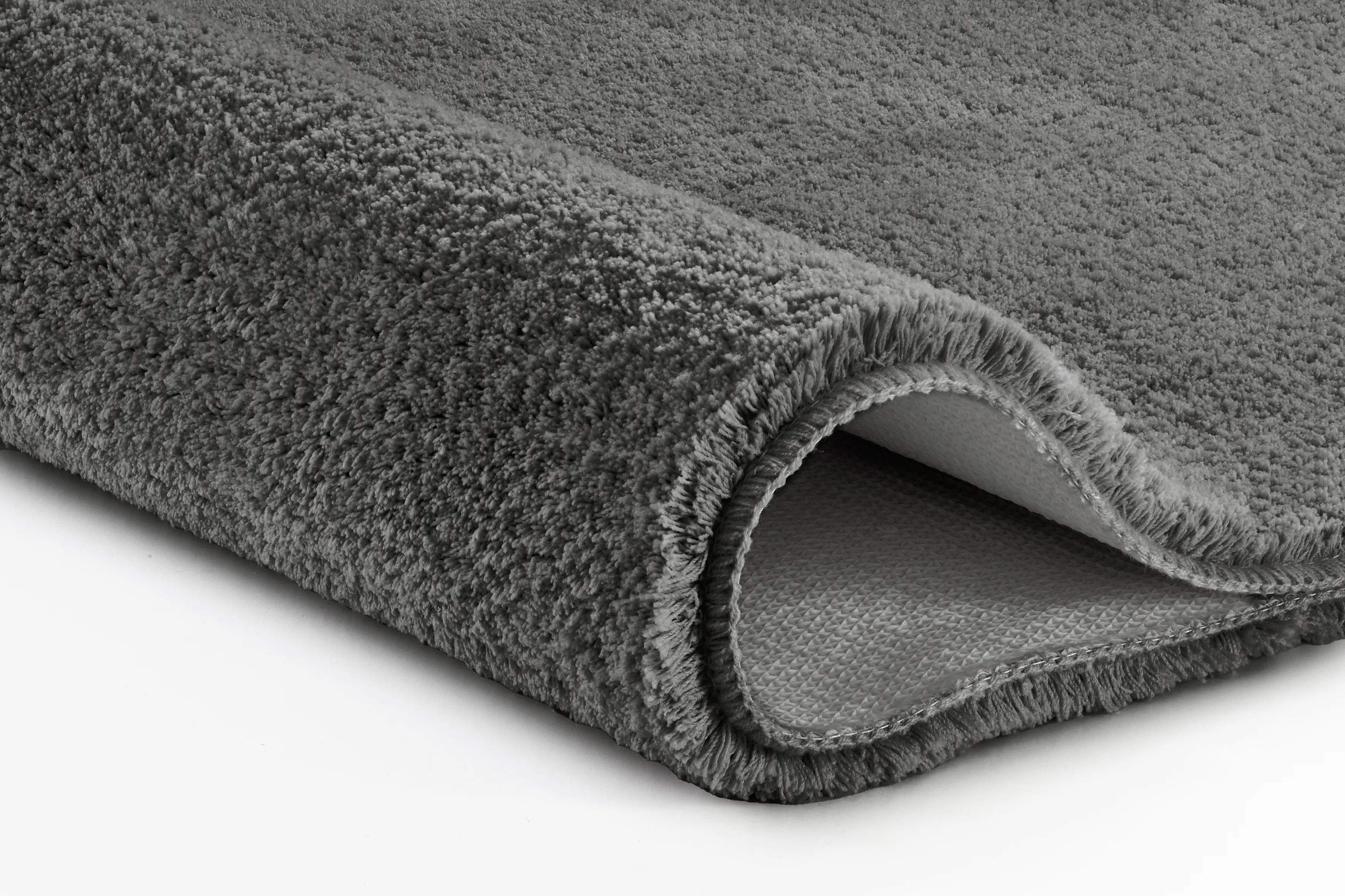 Kleine Wolke Badteppich Marco anthrazit Polyester 50 x 60 cm