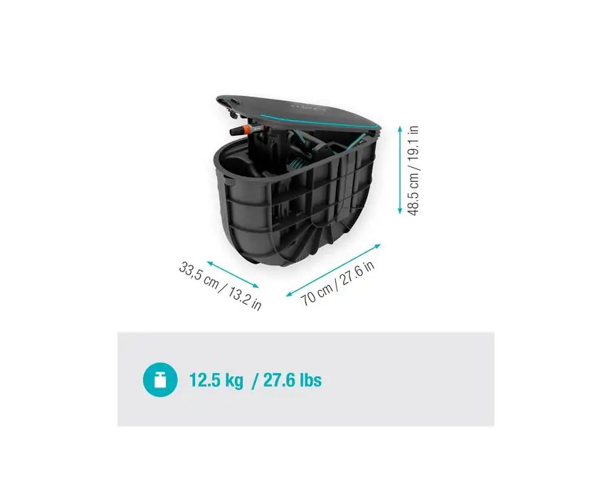 Gardena Schlauchbox Undercover RollUp 20 m