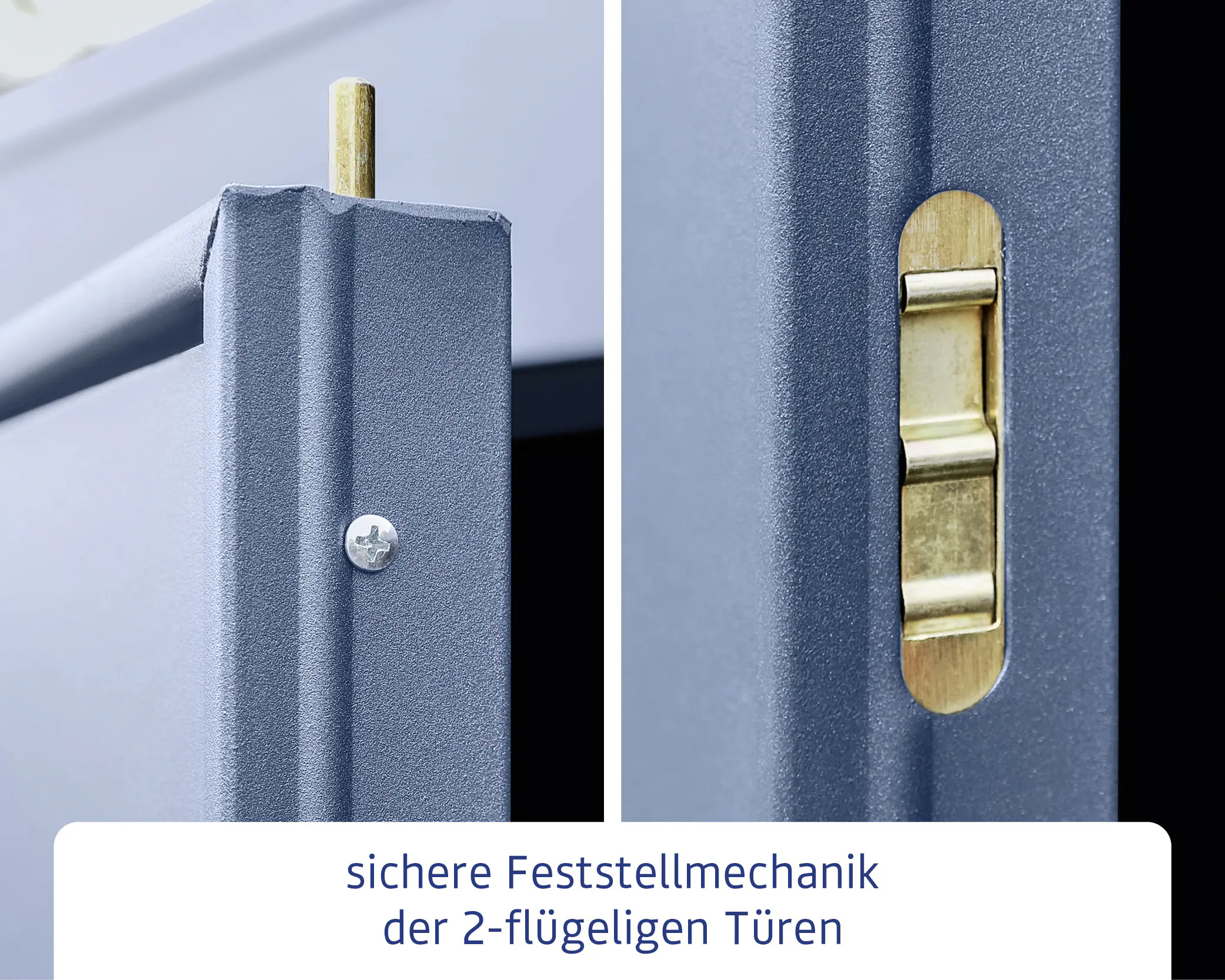EcoStar Gerätehaus Elegant-S Typ 3 323,6 x 247,7 x 219,4 cm taubenblau