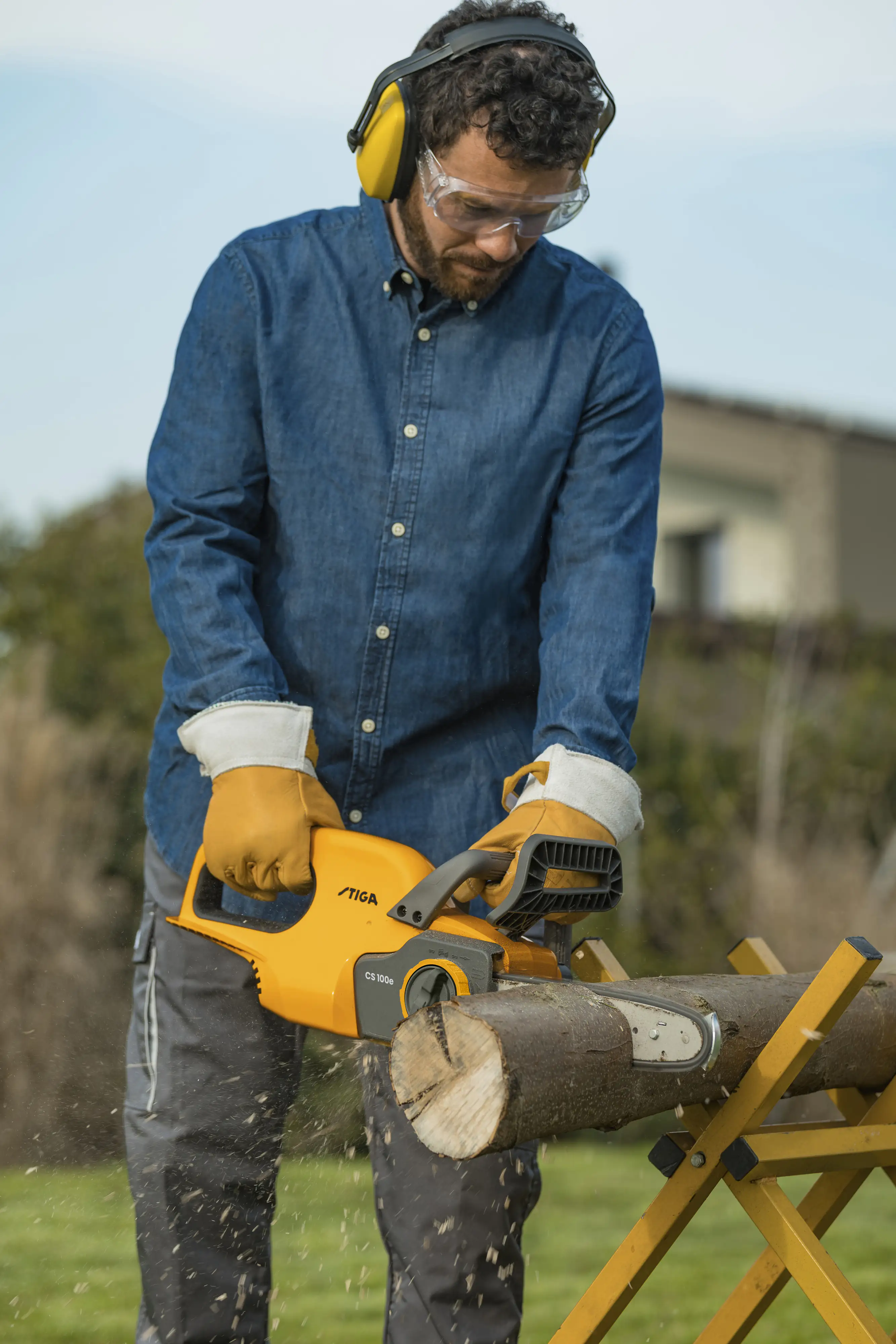 Stiga Akku Kettensäge CS 100e-Set 25 cm Schwertlänge  inkl. Akku und Ladegerät