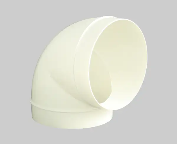 Marley Bogen 90° rund für Rohr 150 mm Ø, weiß