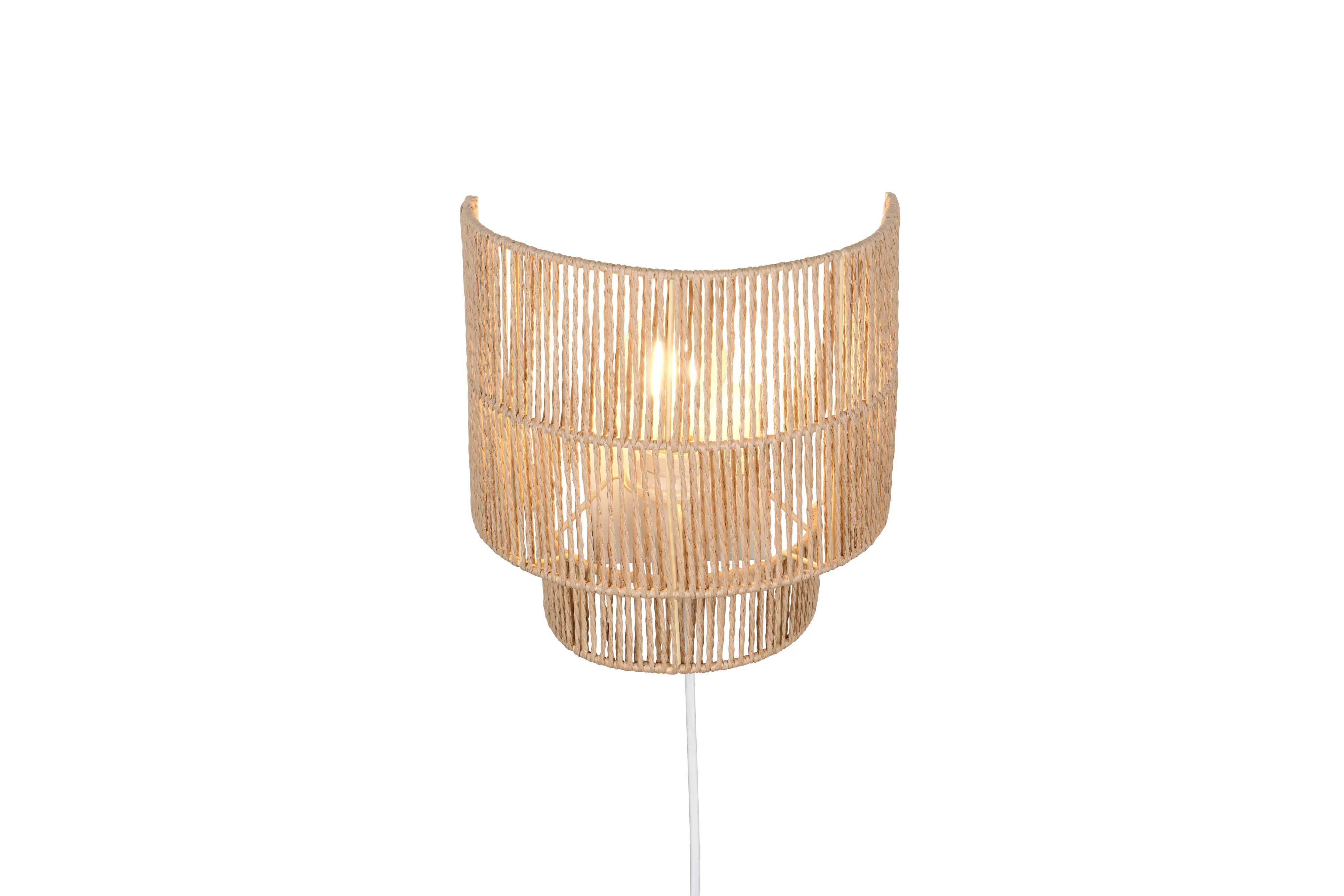 Trio Wandleuchte Satna 24,5 x 24,5 cm braun