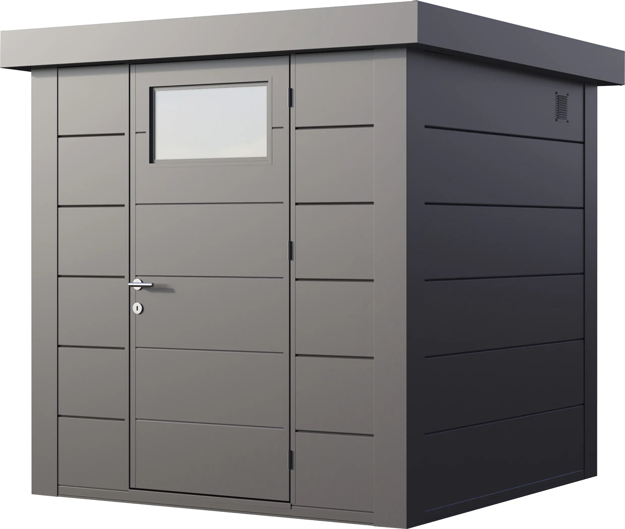 Telluria Gerätehaus Classico 2121 granitgrau 208 x 208 cm