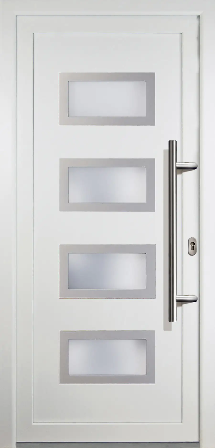 Meeth Haustür Signum Exklusiv Modell 92 98 x 208 cm, DIN rechts, weiß