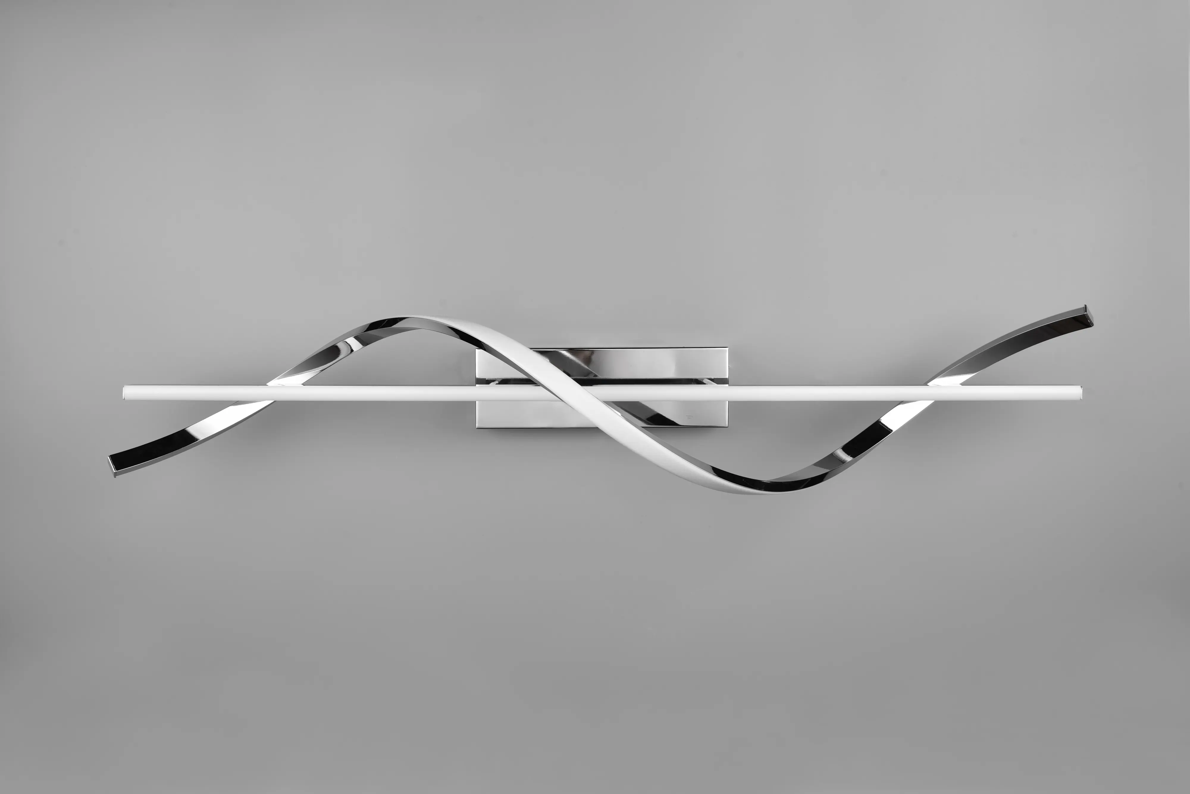 Trio LED-Deckenleuchte Isabel 25,5 x 100 cm neutralweiß chrom dimmbar