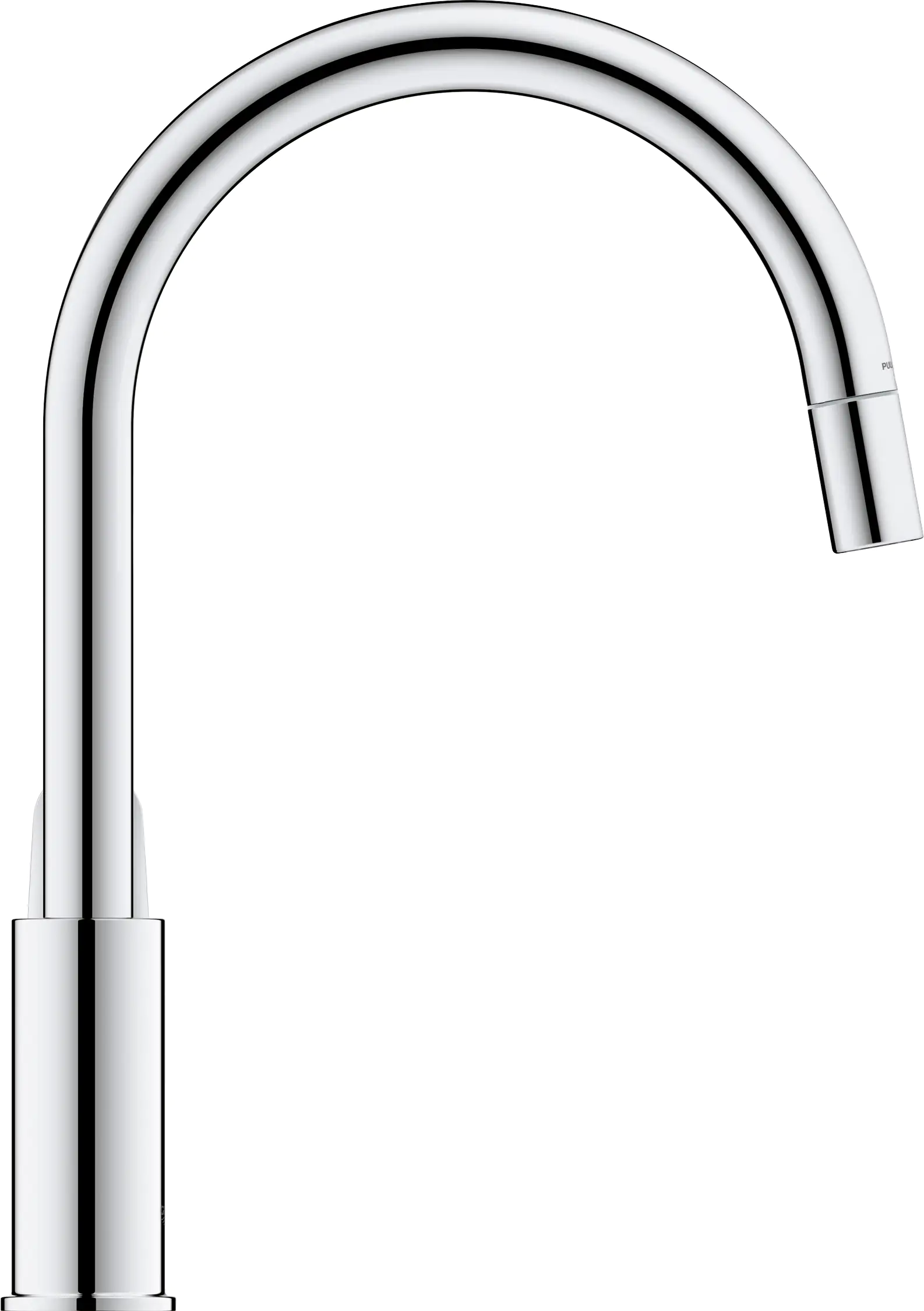 Grohe Küchenarmatur Start Flow verchromt mit herausziehbarer Brause
