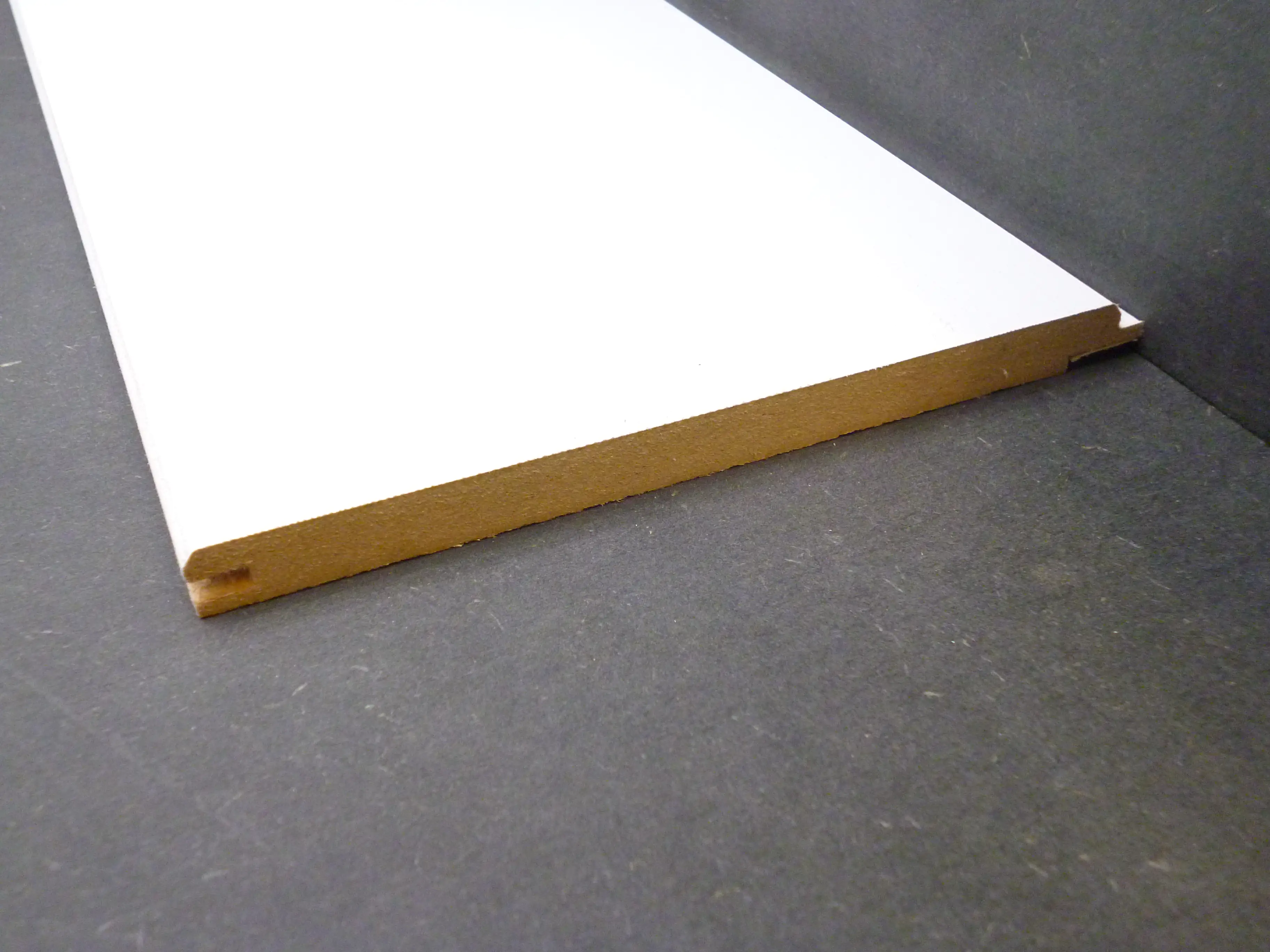B.S. Bauprogramm Design System Paneele 260 x 16 cm, 12 mm, Eiche brilliantweiß