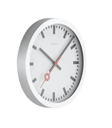 Nextime Tisch- Wanduhr Station Stripe Index Ø 35 cm