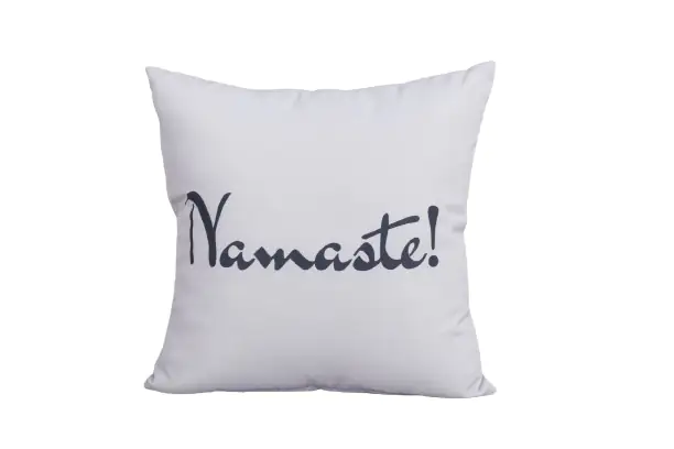 Primaster Wendekissen Namaste 45 x 45 cm, grau
