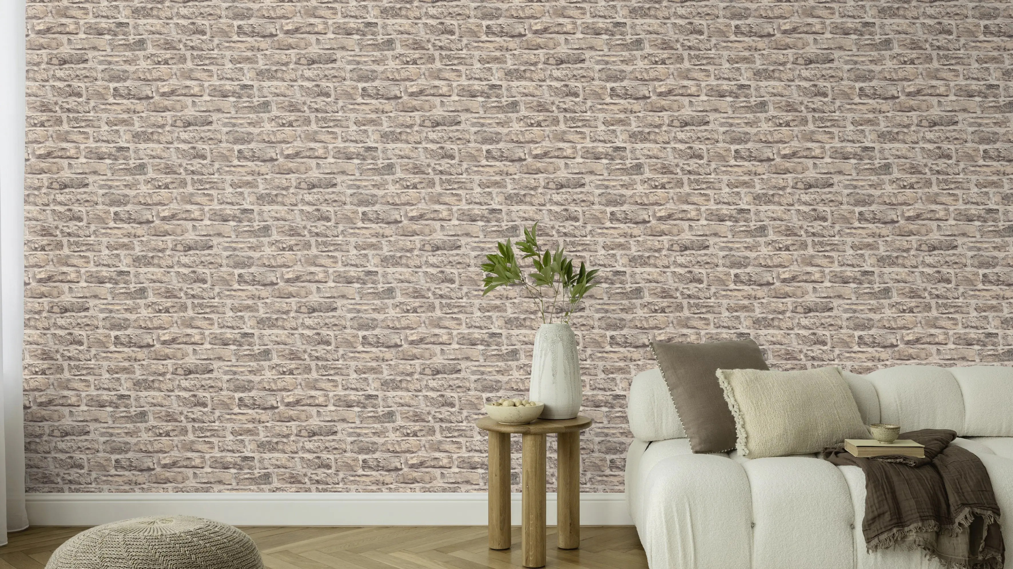 Rasch Vliestapete Factory VI Stein beige grau 10,05 x 0,53 m