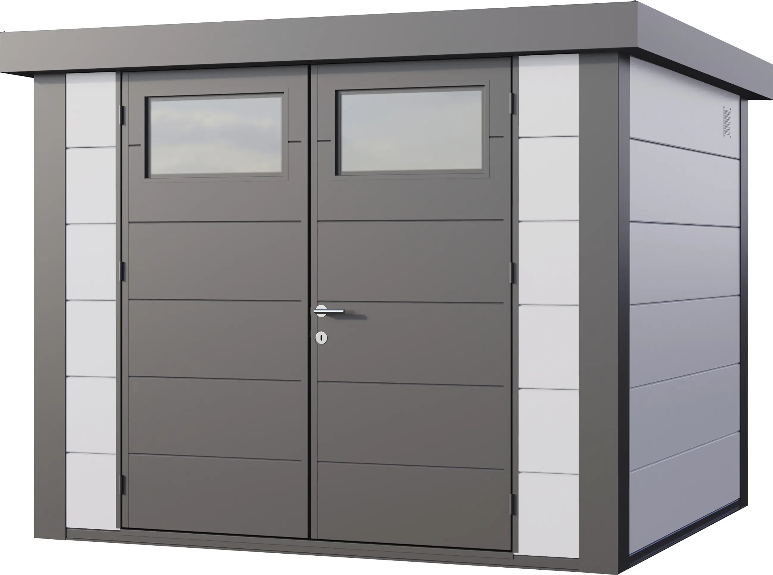 Telluria Gerätehaus Classico 2724 weiß 268 x 208 cm