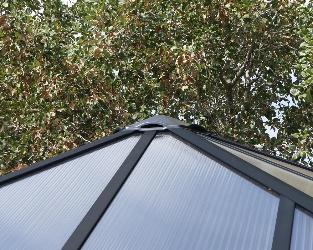 Canopia Pavillon Palermo 429 x 429 cm anthrazit/grau