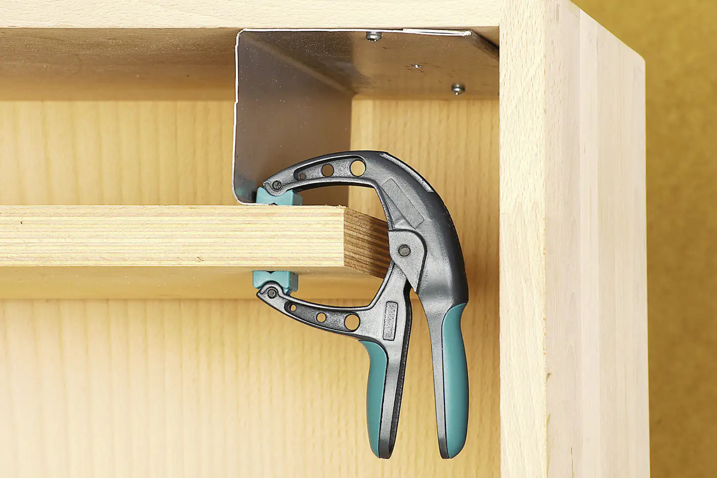Wolfcraft Federzwinge Spannweite 40 mm ergonomische Griffe