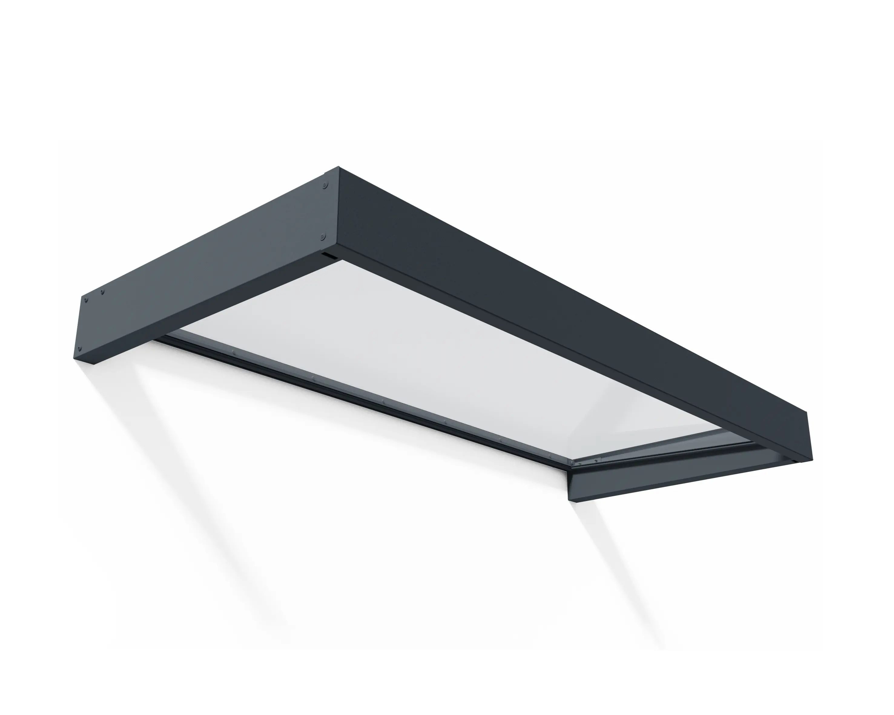 Canopia Vordach Sophia 2150  Grau Alu 215 x 95 cm