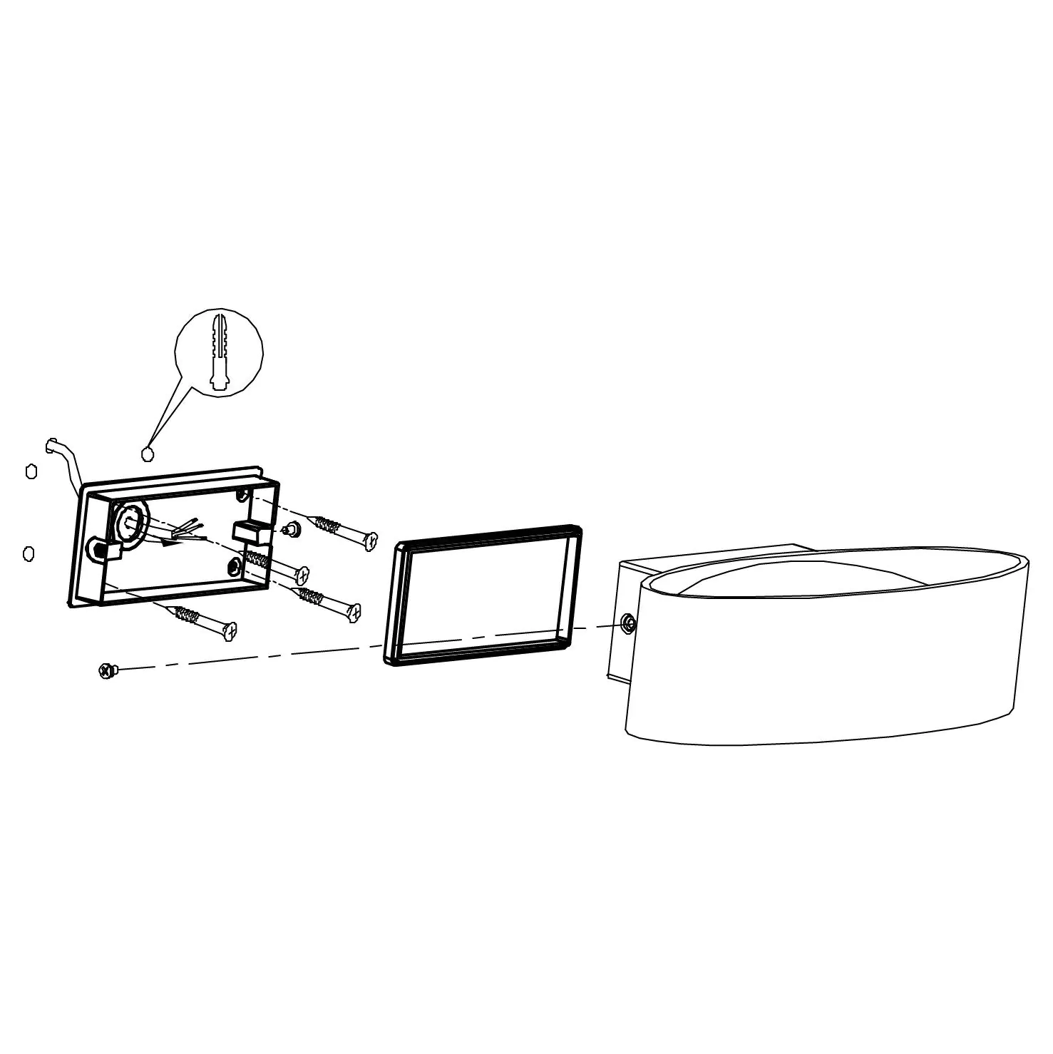 Eglo LED Außen-Wandleuchte Chinoa weiß 27 x 7,5 cm Up- & Downlight