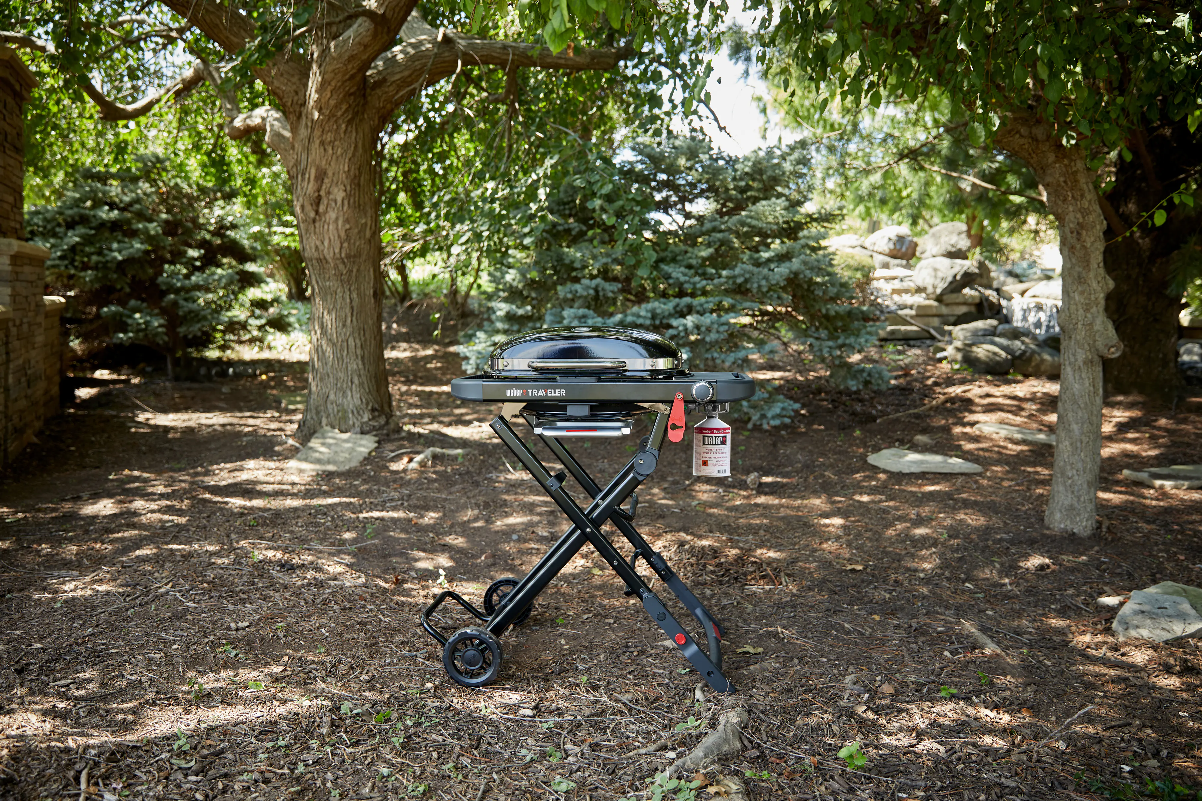 Weber Gasgrill Traveler Compact Grillfläche: 52 x 36 cm