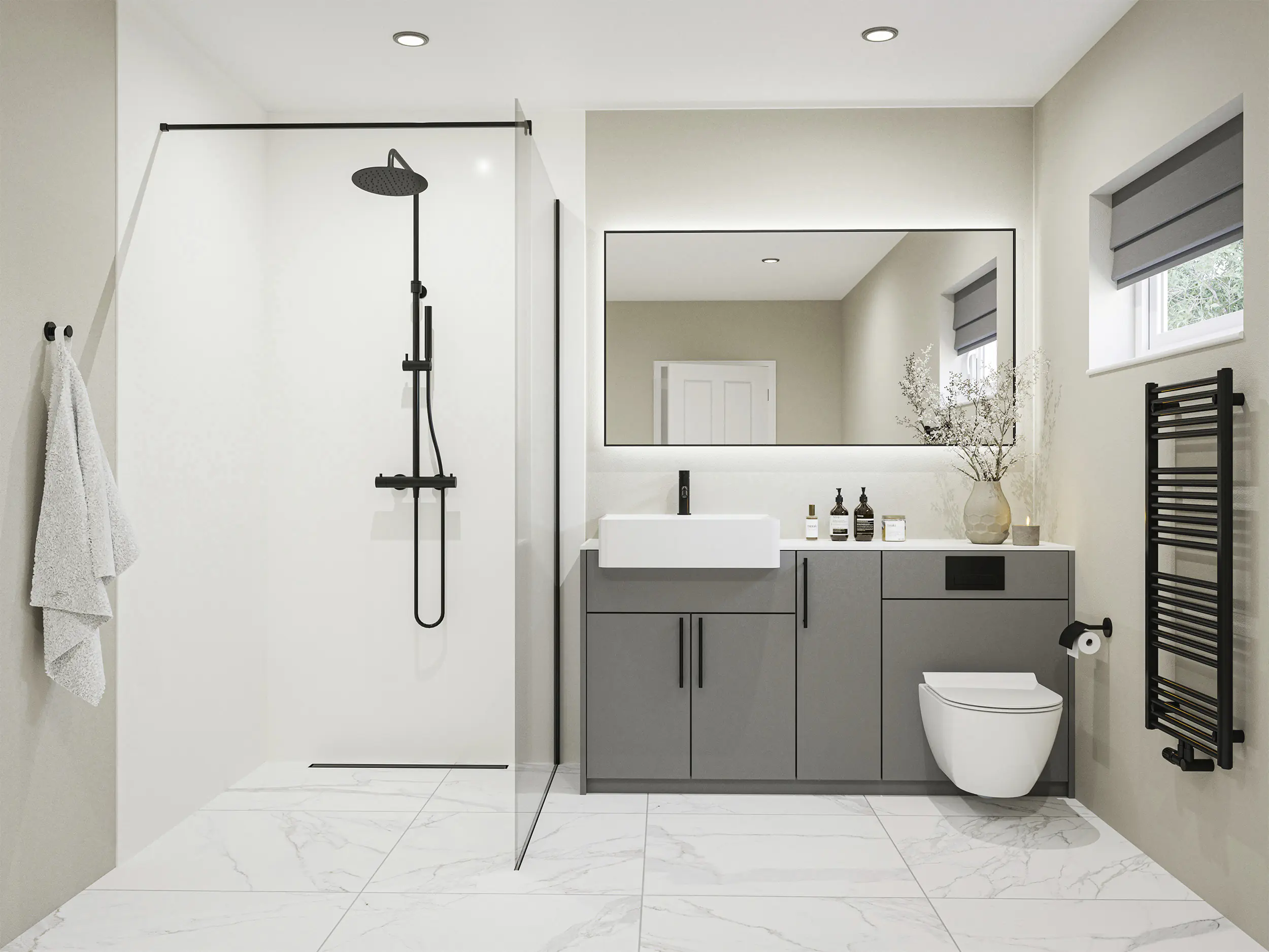 Wetwall Elite Wandpaneel  Artico 120 x 242 cm mit Nut & Feder