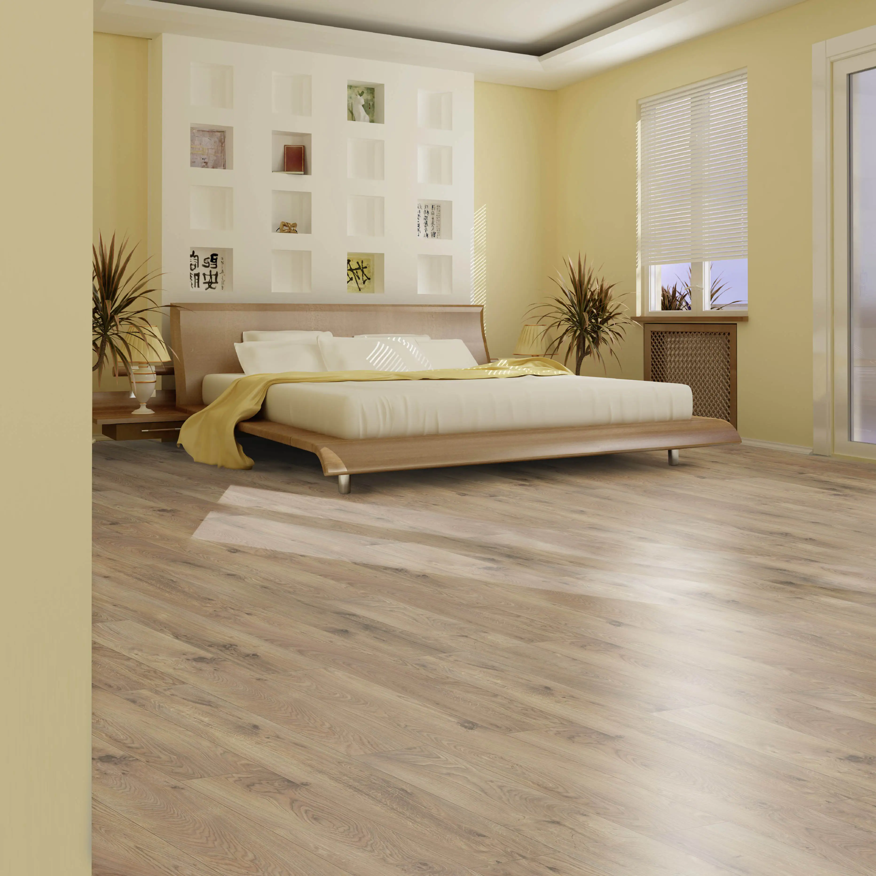 Classen Laminat 7 mm 4V 128,6 x 19,4 cm 7 mm Oak nature red