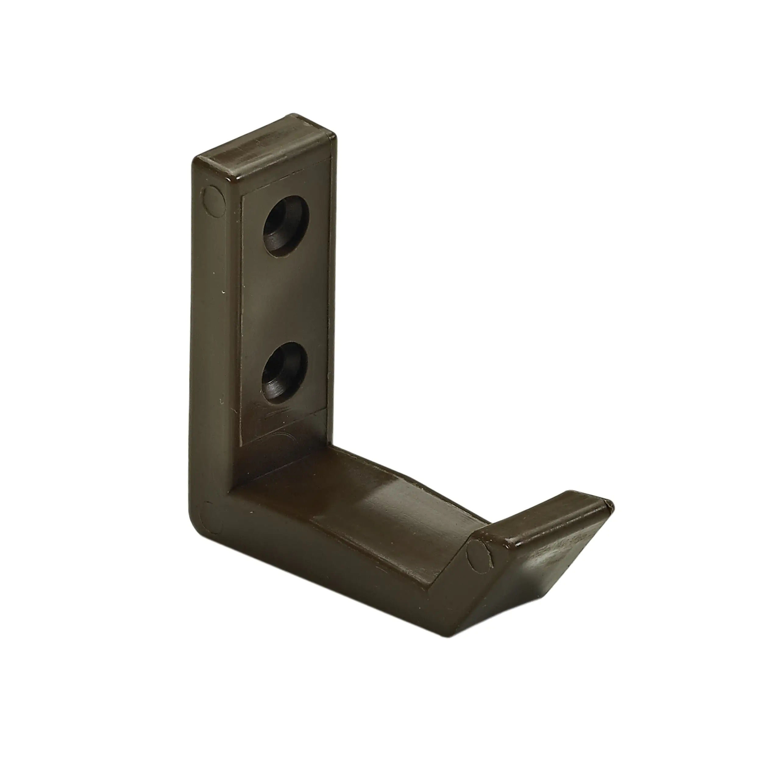 Hettich Mantelhaken 5,1 x 1,8 x 5,7 cm Kunststoff braun - 1 Stück