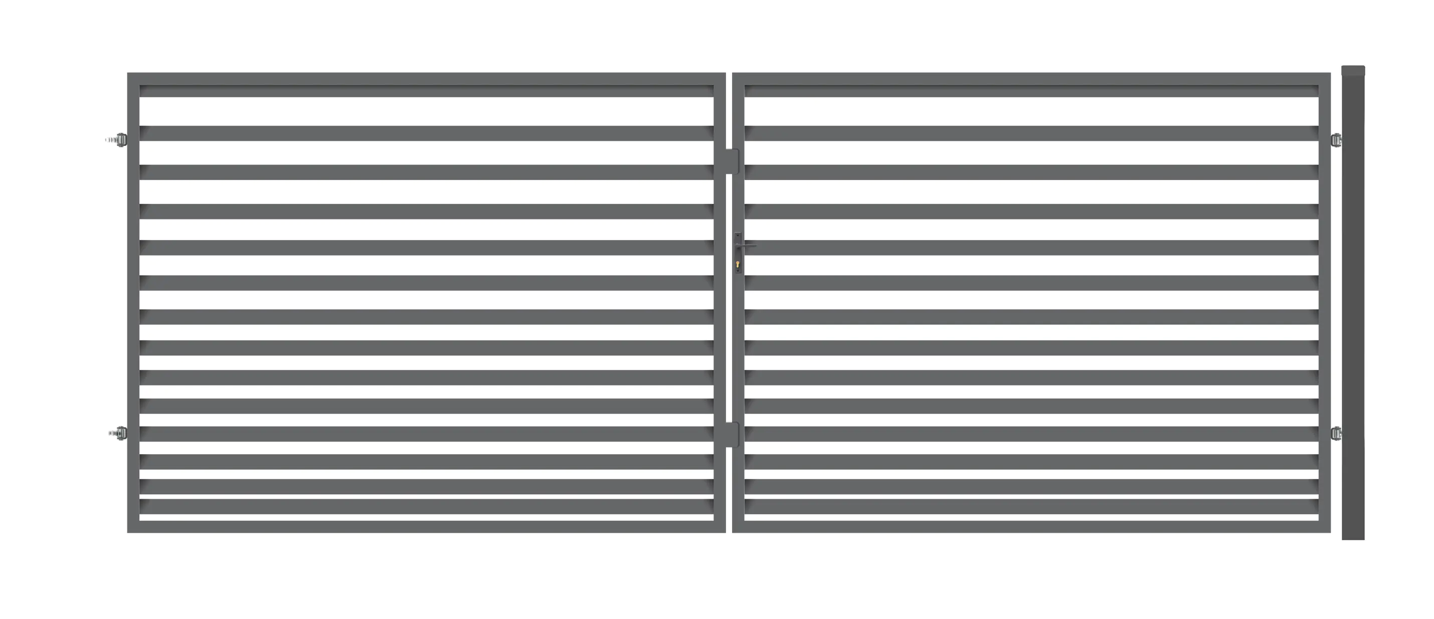 Polbram Doppeltor-Set Leni 120 inkl. Pfosten