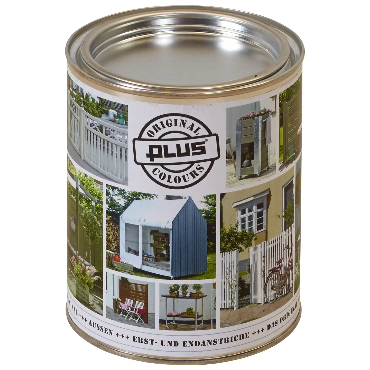 PLUS Holzlasur 750 ml graubraun