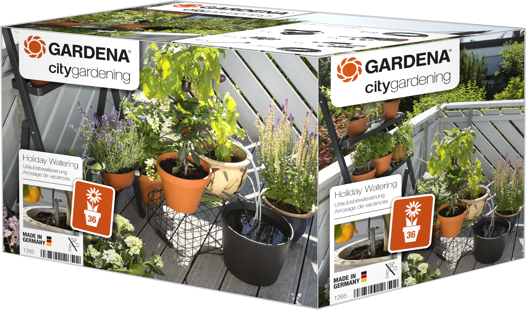 Gardena Bewässerungsset City Gardening für 36 Topfpflanzen